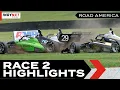 Race 2 Highlights 2026 INDY NXT at Road America