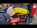 Milwaukee M18 2 gallon Quiet Air Compressor Field test