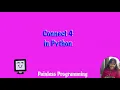 Creating a Connect 4 Game in Python - Part 1