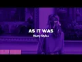 Download Lagu as it was - harry styles (tiktok version) lyrics