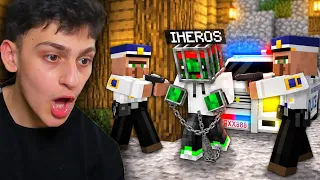 انسجنت في سجن الحراميه في قريه القرووين ماين كرافت😱 MINECRAFT