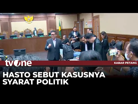 Jaksa Bacakan Replik Pledoi Hasto Atas Tuntutan JPU