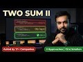 Two Sum 2 LeetCode 167 3 Approaches from Brute Force to Optimal Asked by 17 Companies