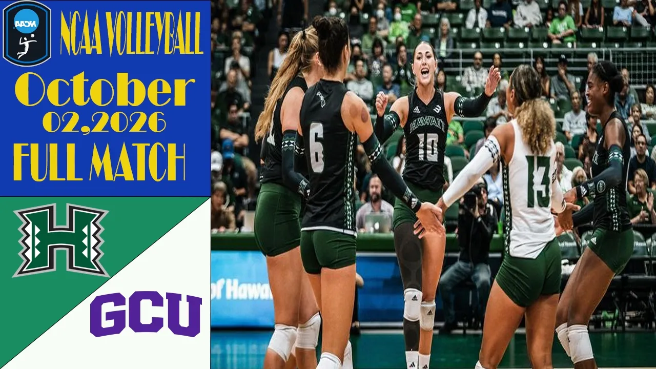 Hawai'i vs. Grand Canyon | FULL MATCH | Women's NCAA Volleyball 2026