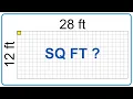 How Many Square Feet Is 12 Feet by 28 Feet