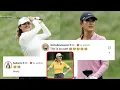 Amanda Balionis and Michelle Wie West react to their adorable golf moment at the Memorial Pro-Am