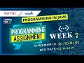 NPTEL Programming in Java Week 7 All Programming Assignment Solutions Swayam 2022