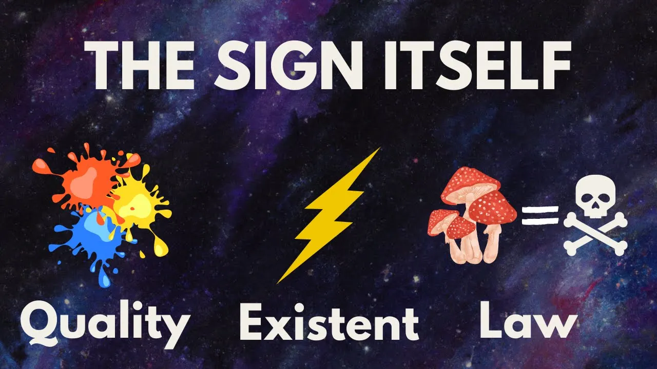 The Basics of Semiotics (3): Qualisign, Sinsign, Legisign