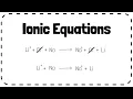 Ionic Equations - GCSE Chemistry Revision