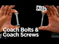 What are Coach Bolts and Coach Screws Product Showcase