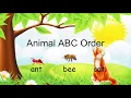 Animal ABC Order I Can Put Words In ABC Order