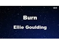 Download Lagu Burn - Ellie Goulding Karaoke 【With Guide Melody】 Instrumental