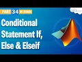 How to Write If Elseif Else Statement in Matlab Conditional If Elseif Else Statement