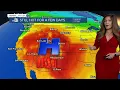 Few more 90 days in Denver metro before cooler wetter weather