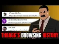 Thragg s browsing history Comment as song