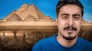 حقيقة اكتشاف مدينة اسفل الأهرامات 