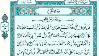 سورة الجن بصوت القارئ اسامة الكربلائي 