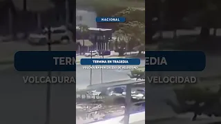 Vuelca por exceso de velocidad en Cancun