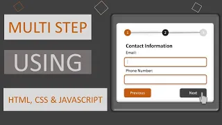 MULTI STEP FORM HTML CSS JavaScript How to create Multi Step Form
