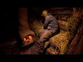 Lagu Building a Warm Log Cabin, with a clay stove. Cozy Shelter, Secret Dugout, Bushcraft, Survival