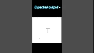 How to Draw an Alphabet T using Python Turtle Module