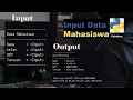 Input Data Mahasiswa Menggunkan Bahasa Python Latihan Soal 1 INDONESIA