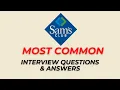 Sam s Club Interview Questions and Answers for 2026