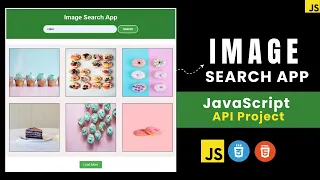 How To Make Image Search App Using HTML CSS JavaScript JavaScript API Project webcoding25