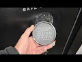 How to set up the key code on a Union Safe Company 24 Gun Fire Resistant Safe from Harbor Freight