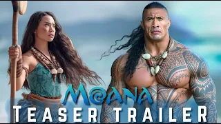 Moana The Movie Teaser Trailer 2024 Dwayne Johnson Disney Concept 