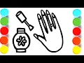 Kids Manicure Magic Painting Coloring For Kids and Toddlers