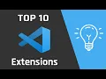 VS Code Top 10 Pro Extensions for web developers