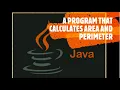 A PROGRAM IN JAVA THAT CALCULATES THE PERIMETER AND THE AREA OF A RECTANGLE OR SQUARE NETBEANS 12 3