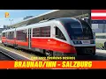 Cab Ride Braunau am Inn - Salzburg Taxham Europark (ÖBB, Austria, April 2025) train driver's view 4K