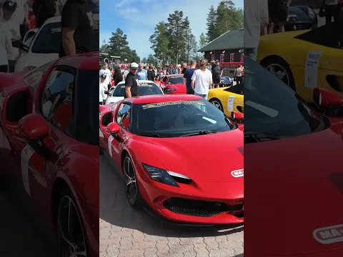 Ferraris Visit Santa Claus Village – Ferrari Arctic Tour 2026 | Arctic Circle, Rovaniemi, Lapland
