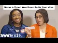 Simone Biles Gets Interviewed By Her Mom