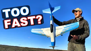 FASTER than a SPEEDING BULLET - E-Flite V1200 RC Plane Maiden Flight