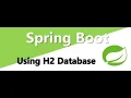 How to Create Spring Boot Rest Api Curd Operation with h2 DataBase Using Java