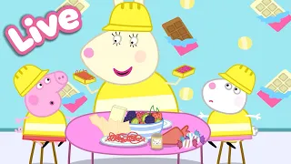 🍎 Peppa Pig Best Bites LIVE! 🐷 Peppa’s Food & Cooking Moments |  Tales Full Episodes 24/7