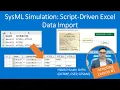 SysML Simulation Script Driven Excel Data Import
