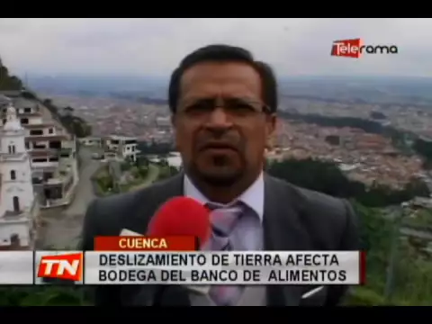 Deslizamiento de tierra afecta bodega del banco de alimentos