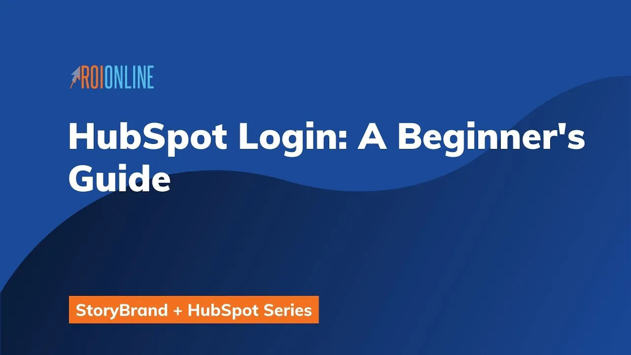 HubSpot Login: A Beginner's Guide