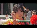Radiant Beauties of Chaoshan Parade: Elegant Maiden Banner Bearers in Traditional Festival