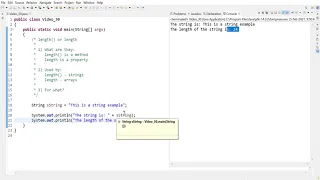 Java 30 Using length vs length