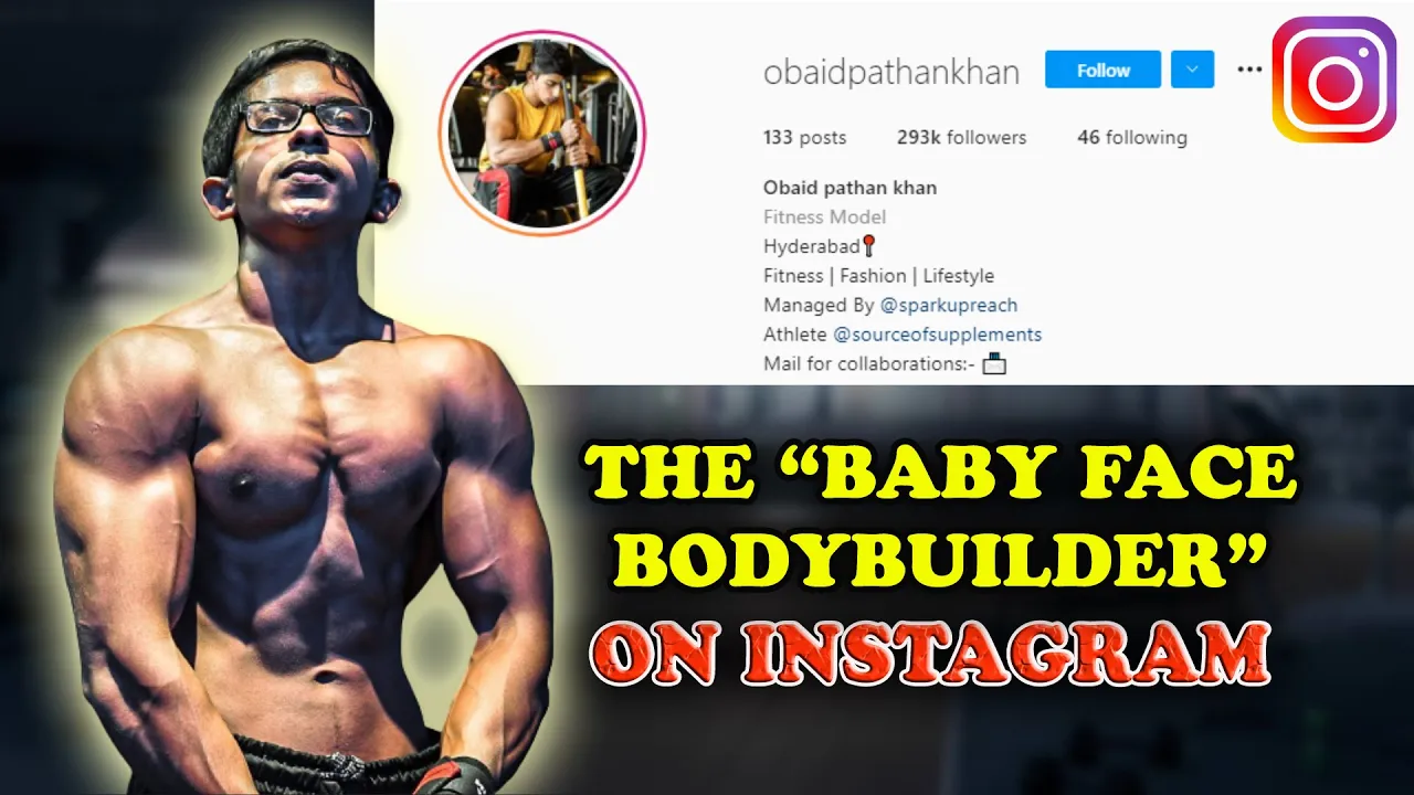 The "Baby Face Bodybuilder" on Instagram !!