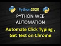 6 - How to Automate Chrome using Python Web Automation using Python Python Selenium