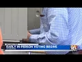 In-person voting begins smoothly as voters flock to Kentucky polling locations