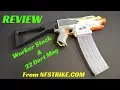 Review Nerf Worker Stock and 22 Dart Banana Magazine from NFSTRIKE com