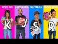 Download Lagu ONLY EATing food with LETTER of our NAME!