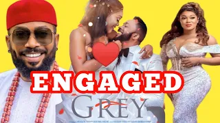 finally actress peggy ovire got engaged by frederick leonard on her 37th birthday congrat